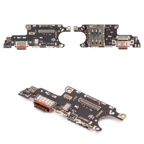 Flat Cable compatible with Huawei Honor 200 Pro, charge connector, with components, High Copy, charging board 