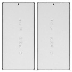 Housing Glass G+OCA PRO compatible with Samsung S938 Galaxy S25 Ultra, with OCA film, black 