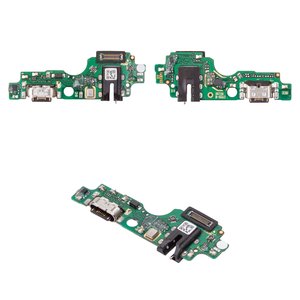 Flat Cable compatible with Infinix Hot 60 X6726 , charge connector, with components, High Copy, charging board 