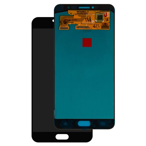Pantalla LCD puede usarse con Samsung C7000 Galaxy C7, negro, Original PRC , original glass