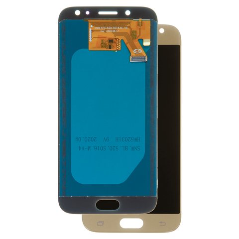 Pantalla LCD puede usarse con Samsung J530 Galaxy J5 2017 , dorado, con ajuste de brillo, Best copy, sin marco, Copy, TFT 