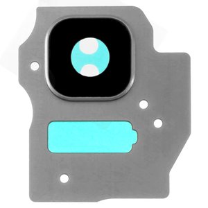 Vidrio de cámara puede usarse con Samsung G955F Galaxy S8 Plus, G955FD Galaxy S8 Plus, plateado, arctic silver