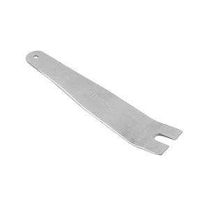 Herramienta para tapicería con punta de horquilla levemente doblada acero inoxidable, 210×40 mm 