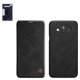 Funda Nillkin Qin leather case puede usarse con Samsung J720 Galaxy J7 Duo, negro, libro, plástico, cuero PU, #6902048157668