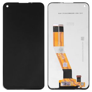 Pantalla LCD puede usarse con Samsung A115 Galaxy A11, M115 Galaxy M11, negro, sin marco, High Copy