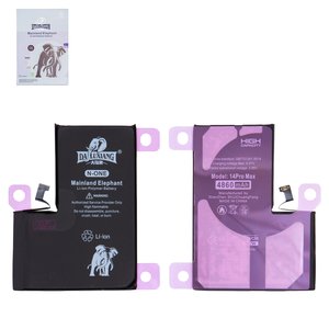 Batería Da Luxiang puede usarse con Apple iPhone 14 Pro Max, Li ion, 3.86 V, 4860 mAh, mayor capacidad, original IC