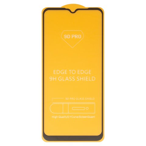 Vidrio de protección templado puede usarse con Motorola Moto E13 XT2345, Full Glue, compatible con estuche, sin embalaje, sin pañuelos , negro