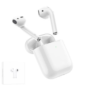 Auricular Borofone BW89, inalámbrica, blanco, con funda de carga