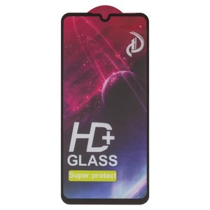Захисне скло All Spares для Xiaomi Mi A3, Mi CC9e, сумісне з чохлом, Full Glue, чорний, M1906F9SH, M1906F9SI