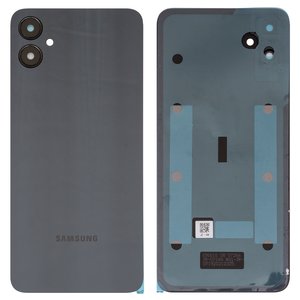 Задняя панель корпуса для Samsung A055 Galaxy A05, черная, со стеклом камеры, black