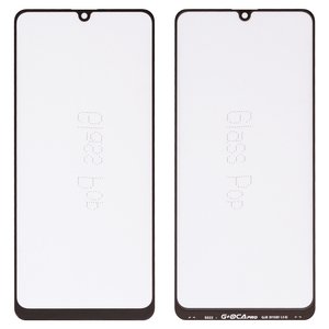 Стекло корпуса G+OCA PRO для Samsung A225 Galaxy A22, A315 Galaxy A31, с OCA пленкой, черное