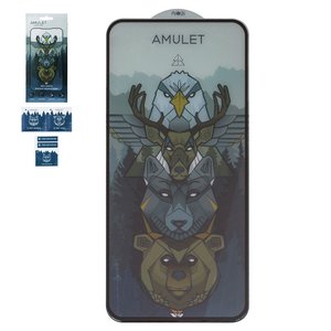 Захисне скло iNobi Amulet для Samsung A356 Galaxy A35 5G, A556 Galaxy A55, M356 Galaxy M35, Full Glue, Anti Static, чорний