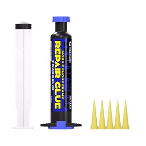 Клей Mechanic HUV 10, прозорий, ультрафіолетовий, для ремонту тріщин, для дисплейних рамок, 10 мл