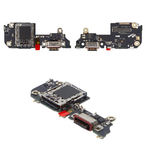 Шлейф для Xiaomi 14T, коннектора зарядки, с компонентами, Original PRC , плата зарядки