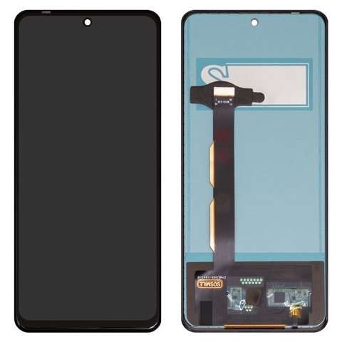 Дисплей для Motorola Edge 40, Edge 40 Neo, чорний, без рамки, Сopy, TFT 