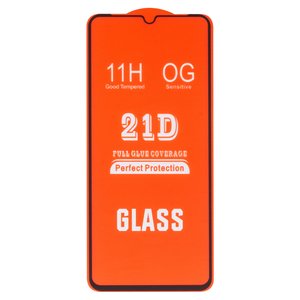 Захисне скло для Xiaomi Poco C65, Redmi 13C, Redmi 13C 5G, сумісне з чохлом, Full Glue, без упаковки , чорний