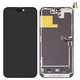 Дисплей для iPhone 14 Pro Max, чорний, з рамкою, High Copy, без мікросхеми, (AMOLED), DD-OLED soft, 120Hz