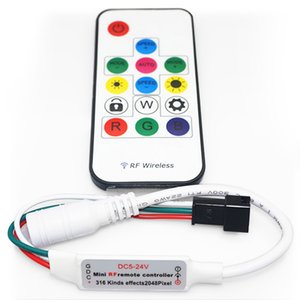Контролер з РЧ пультом SP103E (RGB, WS2801, WS2811, WS2812, WS2813 5-24 В) Контролер з РЧ пультом SP103E (RGB, WS2801, WS2811, WS2812, WS2813 5-24 В)