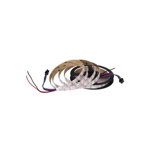 Світлодіодна стрічка RGB SMD5050, SK9822 (біла, з управлінням, IP20, 5 В, 60 діодів/м, 1 м) Світлодіодна стрічка RGB SMD5050, SK9822 (біла, з управлінням, IP20, 5 В, 60 діодів/м, 1 м)